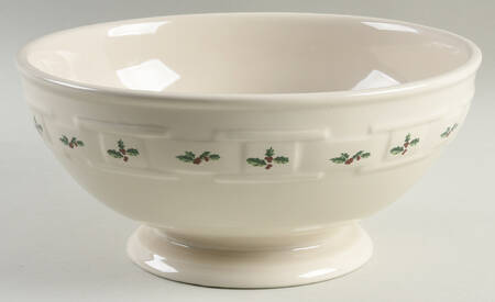 Holly 10" Footed Bowl