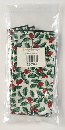 Holly Cloth Napkin - Set of 2