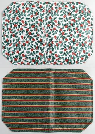 Holly Reversible Cloth Placemat