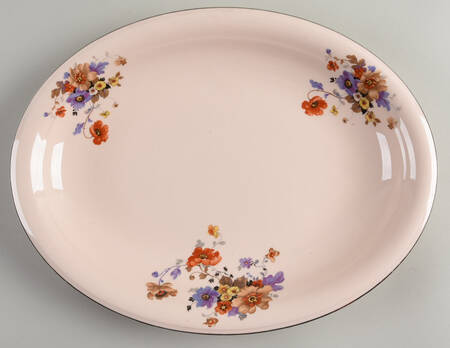 Springtime 13" Oval Serving Platter