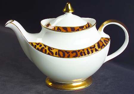 Leopard Teapot & Lid