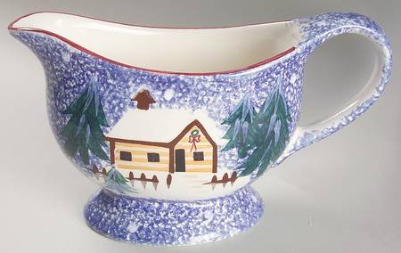 Holiday Mountain Lodge Gravy Boat