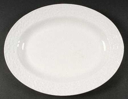 Wicker Basket 14" Oval Serving Platter