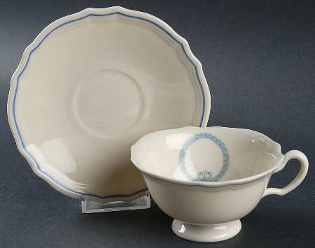 Rivoli Footed Cup & Saucer Set
