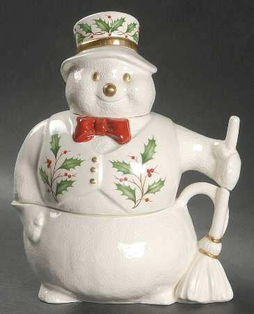 Holiday (Dimension) Figural Stacking Creamer & Sugar Set