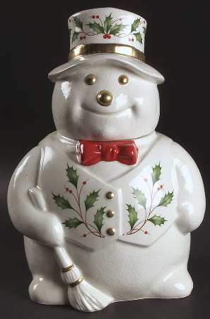 Holiday (Dimension) Figural Cookie Jar & Lid