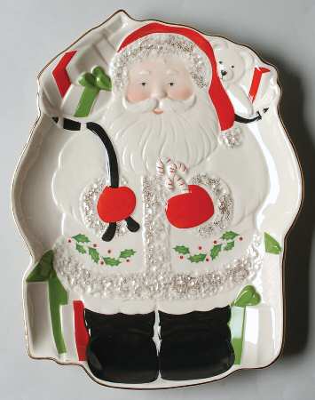 Holiday (Dimension) 9" Figural Serving Tray