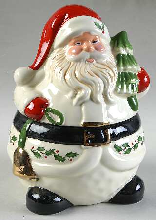 Holiday (Dimension) Figural Cookie Jar & Lid
