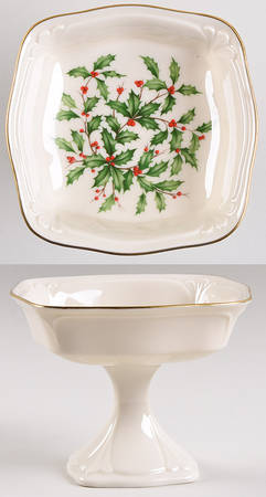Holiday (Presidential)  Square Compote (Height X Width)