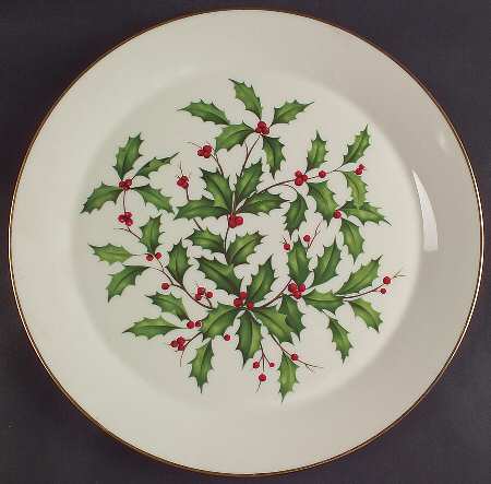 Holiday (Presidential)  12" Chop Plate (Round Platter)