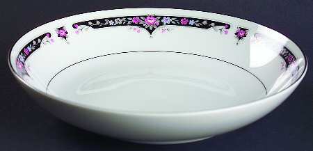 Ebony Fair Coupe Soup Bowl