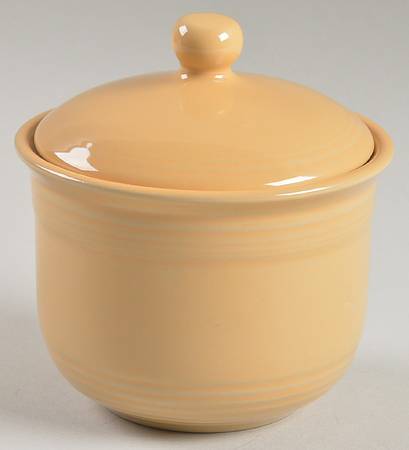 Concentrix Ochre (Yellow) Sugar Bowl & Lid