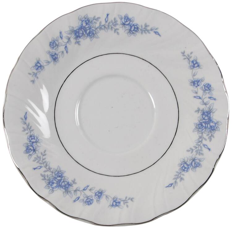 Blue Rose Saucer