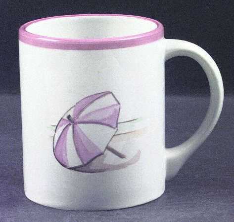 Vineyard Umbrella Red Mug