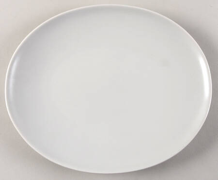 Frost White (Round) 12" Oval Serving Platter