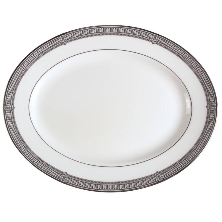 Architect's Table 13" Oval Serving Platter