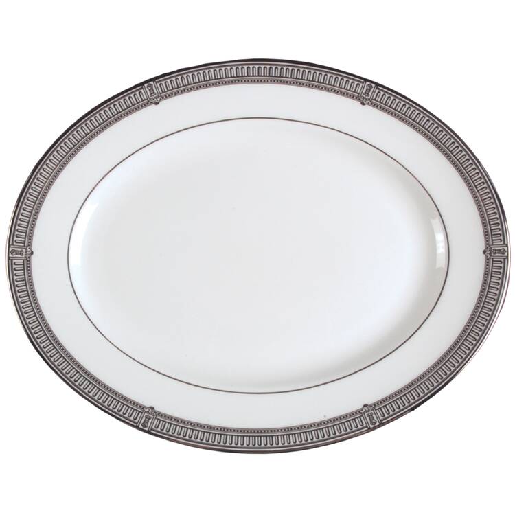 Architect's Table 13" Oval Serving Platter