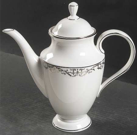 Coronet Platinum Coffee Pot & Lid