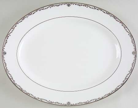 Coronet Platinum 13" Oval Serving Platter