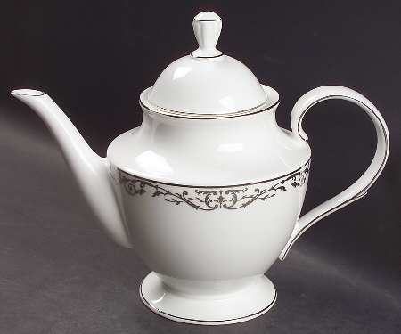 Coronet Platinum Teapot & Lid