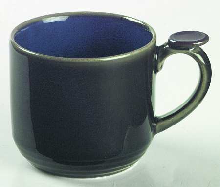 Yo Han Olive Green and Cobalt Blue Mug