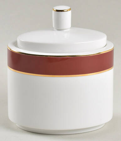 Southport Cabernet with Gold Sugar Bowl & Lid by Ralph Lauren China