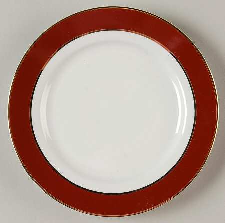 Southport Cabernet with Gold Bread & Butter Plate