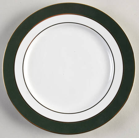Southport Green with Gold Salad Plate