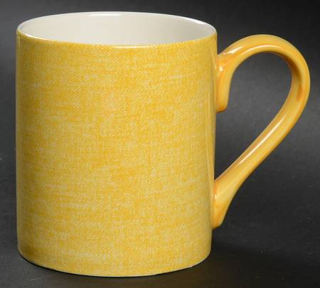 Denim Yellow Mug