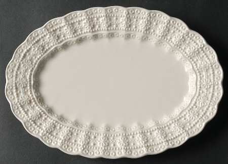 Irish Lace Tray for Creamer & Sugar with Lid