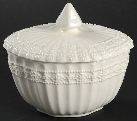 Irish Lace Sugar Bowl & Lid