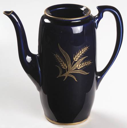Wheat Blue Individual Teapot No Lid