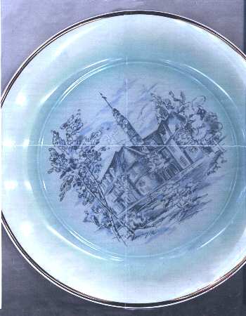 Old Virginia Blue by Limoges-American