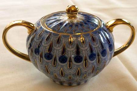 Forget Me Not Sugar Bowl & Lid