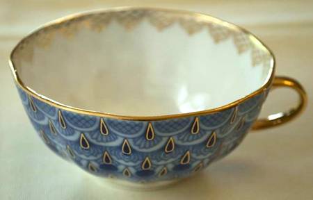 Forget Me Not Flat Cup