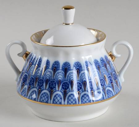 Forget Me Not Sugar Bowl & Lid