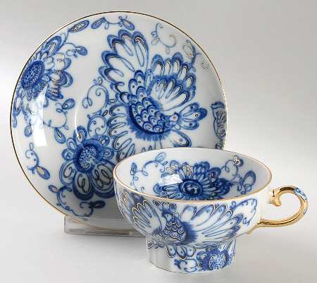 Singing Garden Flat Cup & Saucer Set