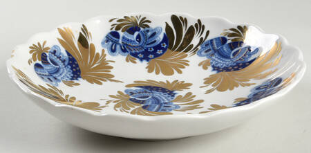 Golden Garden Cake Plate
