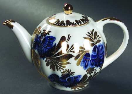 Golden Garden Small Teapot & Lid