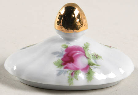 Elegant Rose Lid for Sugar Bowl
