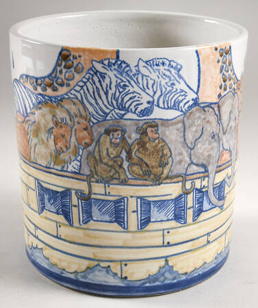 Noah's Ark Large Canister No Lid
