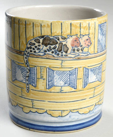 Noah's Ark Small Canister No Lid