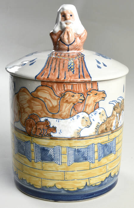 Noah's Ark Medium Canister & Lid