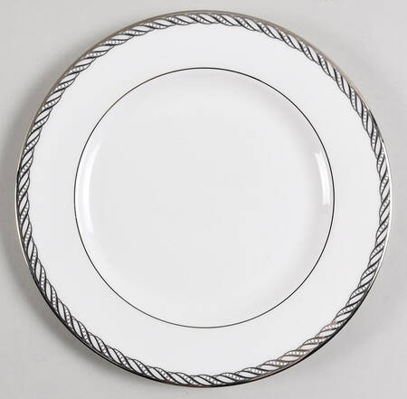 Serpentine Platinum Salad Plate by Lenox