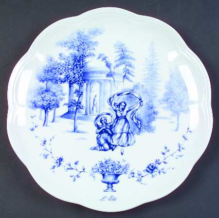 Les Saisons Summer Accent Luncheon Plate