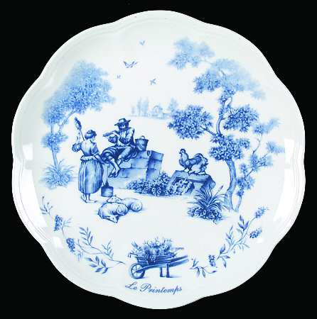 Les Saisons Spring Accent Luncheon Plate