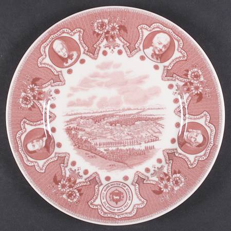 Moravian Historical Scenes Dinner Plate
