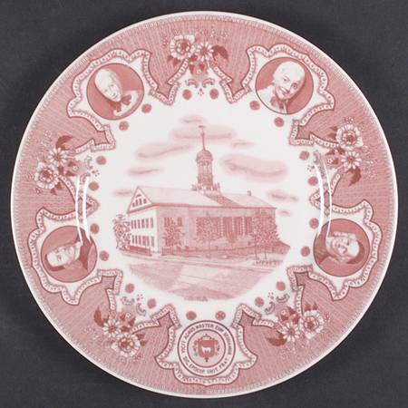 Moravian Historical Scenes Dinner Plate