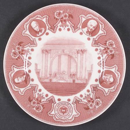 Moravian Historical Scenes Dinner Plate