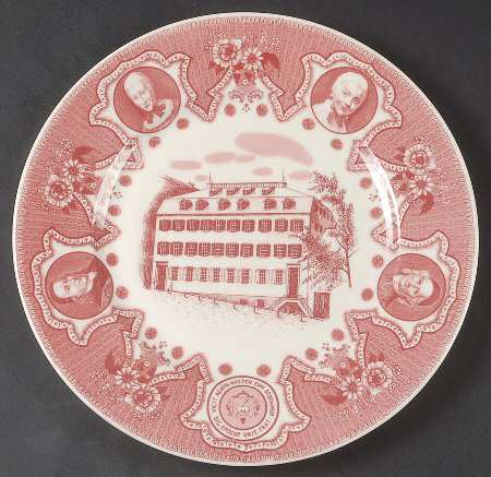 Moravian Historical Scenes Dinner Plate